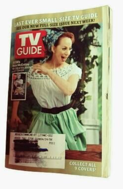 TV Guide Reba McEntire as Lucy Cover 2005 Last Issue Collectible Small Size VTG